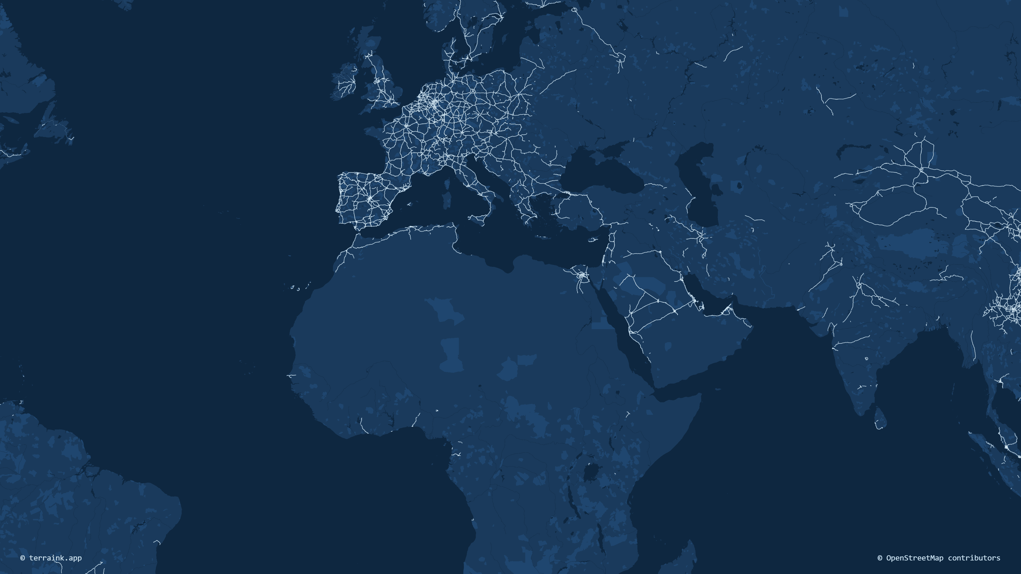 Ingredient procurement routes from Europe, Asia, and China to Damascus